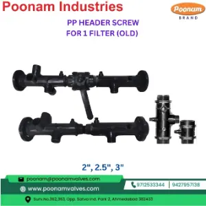 PP Header Screw for Filter